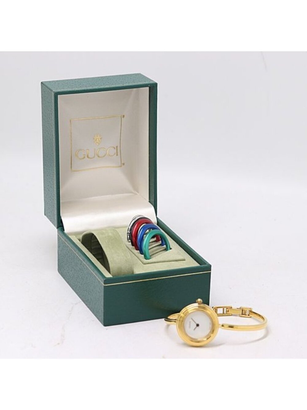 Gucci Change Bezel 11/12.2 White Dial Watch